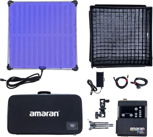 Aputure Amaran F22X 200W Flexible LED Video Light with Honeycomb Grid | Bi-Color 2500K-7500K Support DMX Sidus Link App Control Built-in 9 Lighting FX in Saudi Arabia