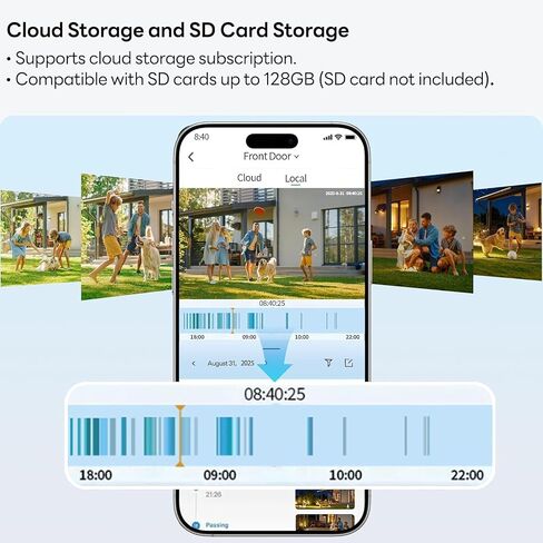 Security Cameras Outdoor Wireless WiFi,5G/2.4G Cameras for Home Security Solar Power with Dual Lens,Motion Detection,Night Vision,2-Way Audio,Weather Proof, in Kuwait