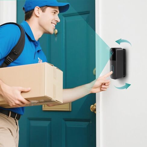 Blink Doorbell Angle Mount, Adjustable 30–55 Degrees Corner Mount | Angled Mounting Bracket Wedge Kit , Wide Viewing Angle Holder for Blink Video Doorbell 2nd Gen(NOT for Doorbell 2K+) ﻿ in Kuwait