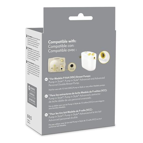 Medela Breast Pump Power Adaptor for Pump in Style Pumps | 110-240V | 1Ct in Kuwait