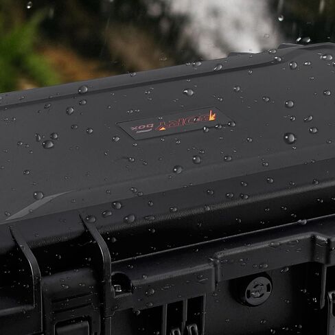 Protective Case,Heavy Duty Protective Dry Box Case with Padded Dividers and Wheels,Waterproof Travel Camera Case Dustproof and Impact Resistant,22" x 14" x 9",for Travel, Hunt in Kuwait
