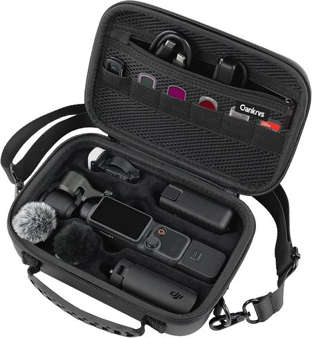 Osmo Pocket 4 Carrying Case Shoulder Bag | For DJI Osmo Pocket 4 Creator Combo/Xtra Muse, Compatible with Osmo Pocket 4/3 Battery Handle,With Removable Shoulder Strap in Kuwait