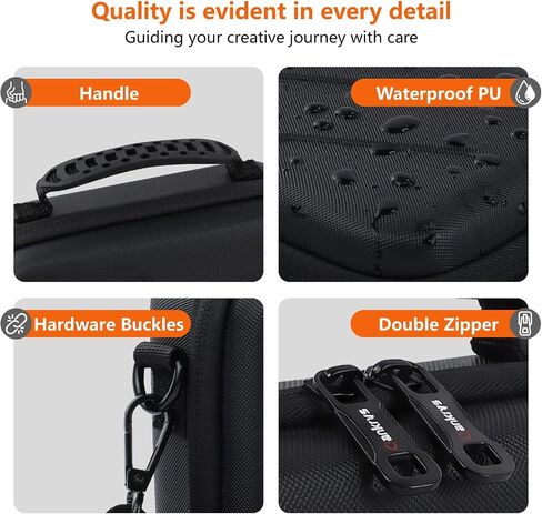 Osmo Pocket 4 Carrying Case Shoulder Bag | For DJI Osmo Pocket 4 Creator Combo/Xtra Muse, Compatible with Osmo Pocket 4/3 Battery Handle,With Removable Shoulder Strap in Kuwait