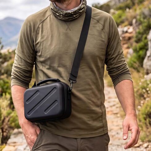 Osmo Pocket 4 Carrying Case Shoulder Bag | For DJI Osmo Pocket 4 Creator Combo/Xtra Muse, Compatible with Osmo Pocket 4/3 Battery Handle,With Removable Shoulder Strap in Kuwait