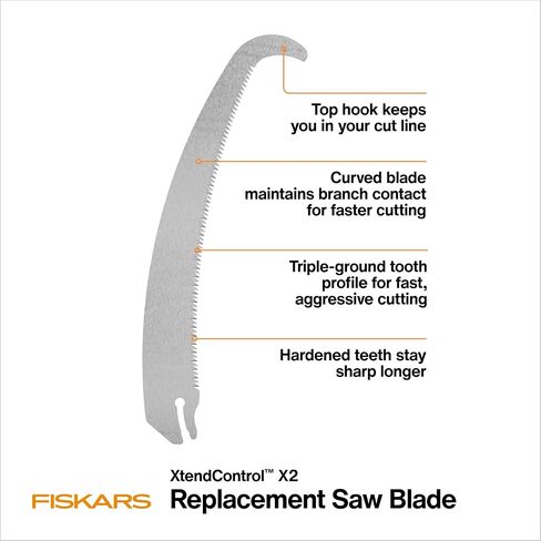Fiskars XtendControl X2 Hook Bill Replacement Pruning Saw Blade, 15" in Kuwait