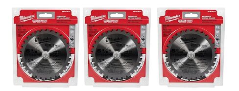 Milwaukee 48-40-4070 5-3/8 in. x 30 Teeth Ferrous Metal Circular Saw Blade (3 Pack) in Kuwait