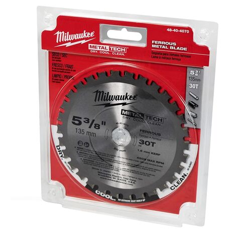 Milwaukee 48-40-4070 5-3/8 in. x 30 Teeth Ferrous Metal Circular Saw Blade (3 Pack) in Kuwait