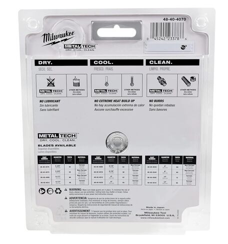 Milwaukee 48-40-4070 5-3/8 in. x 30 Teeth Ferrous Metal Circular Saw Blade (3 Pack) in Kuwait
