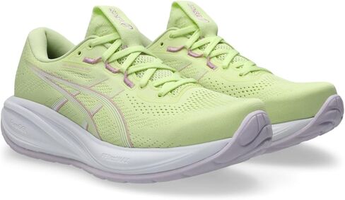 ASICS Women's Gel-Cumulus 28 Running Shoes, 8.5, Glow Green/Hazy Lilac in Kuwait