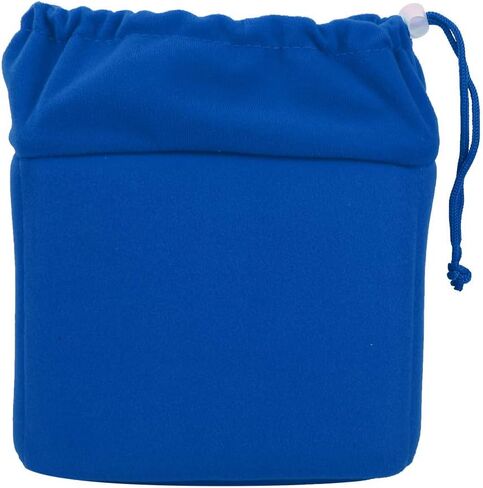 Water proof Shockproof Camera Insert Bag Padded DSLR Lens Pouch with Drawstring Soft Velvet Interior Lightweight Travel Protection Case for Camera Lens (Black) in Kuwait