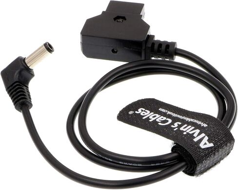 Alvin's Cables AlvinTap (Protective DTap) to 2.1 DC 12v Right Angle Cable for Blackmagic Video Assist, Atomos Shogun, SmallHD 702 Monitor 60cm|23.6in in Kuwait