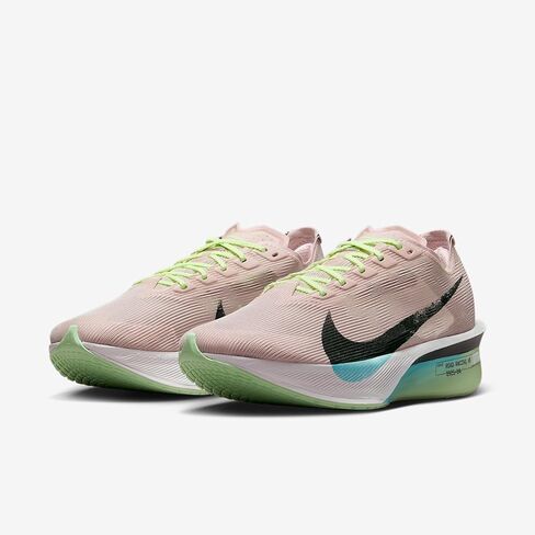 Women's ZoomX Vaporfly Next% 4 (602 - Silt Red/Black-Barely Volt-Pearl Pink) in Kuwait