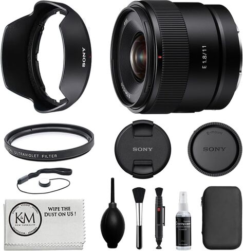 Sony E 11mm F1.8 APS-C Ultra-Wide-Angle Prime for Cameras, Black in Kuwait