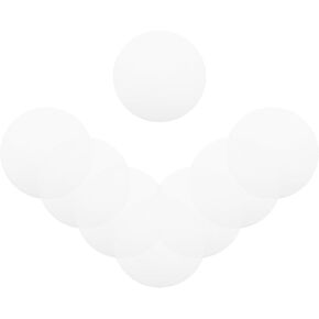 Abaodam 8 قطع غطاء موزع إضاءة LED دائري لأغطية المصابيح والمعلقات، مادة PC مع توزيع موحد للضوء وميزة مضادة للوهج، للاستخدام الداخلي السكني in Kuwait