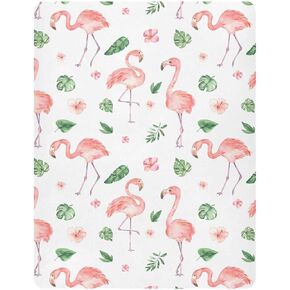 ملاءة سرير أطفال Burbuja Flamingos للأولاد والبنات، ملاءة سرير ملائمة مقاس 28 × 52 بوصة لمراتب سرير الأطفال القياسية وسرير الأطفال الصغار، ناعمة ومسامية in Kuwait