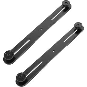 BESPORTBLE Dual Mount Extension Bar with Adjustable Microphone and Camera Flash Bracket, 2pcs Spacing Bar for Professional Video and Audio Recording Setup in Kuwait