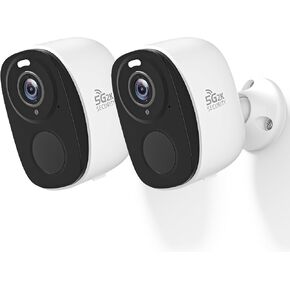 Rraycom 2Pack Security Cameras Outdoor Wireless,2K 5G/2.4GHz WiFi,Siren in Kuwait