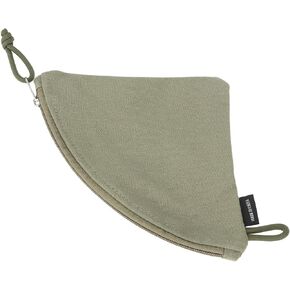 Canvas Coffee Filter Bag Conical Filter Paper Holder Storage Reusable with Stainless Steel Zipper for Camping Picnic Travel in Kuwait