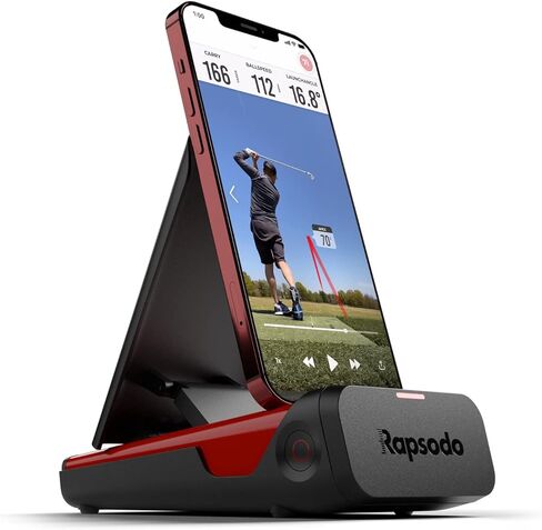 Rapsodo Mobile Launch Monitor Golf Simulator | MLM iPhone & iPad Only | Indoor & Outdoor Swing Analyzer & Tracker | GPS Satellite View | Ball Speed, Club Speed & Launch Angle Data in Kuwait