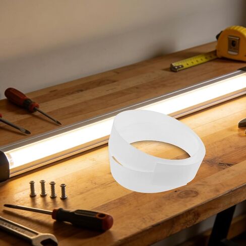 COHEALI LED Light Diffuser Panel White Plastic 0.8mm Thickness for Ambient and Task Lighting Minimizing Glare and Providing Uniform Illumination Light Strip Diffuser Sheet in Kuwait