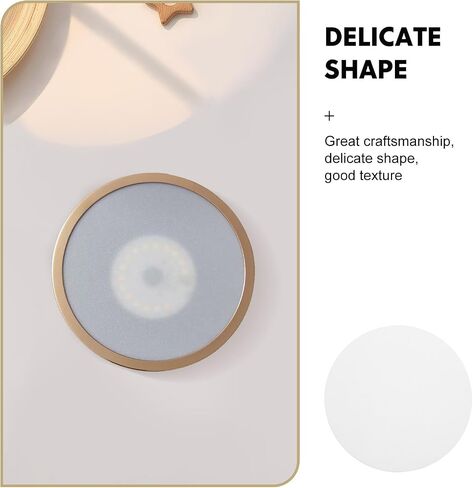 FOMIYES 5pcs Anti-glare round Acrylic Light Diffuser for Ceiling Lights, 4 Inch Bulb Diffuser Cover with Maintenance-free Material, for Flush Mount Fixtures and Reading at Home in Kuwait