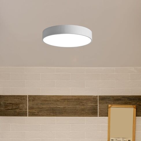 Lamp Shade Diffuser Easy Installation Acrylic 13.6 Inch White with Gentle and Even Illumination for Ceiling Light Replacement Cover for Bedrooms and Home Environments in Kuwait