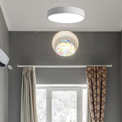 Lamp Shade Diffuser Easy Installation Acrylic 13.6 Inch White with Gentle and Even Illumination for Ceiling Light Replacement Cover for Bedrooms and Home Environments in Kuwait