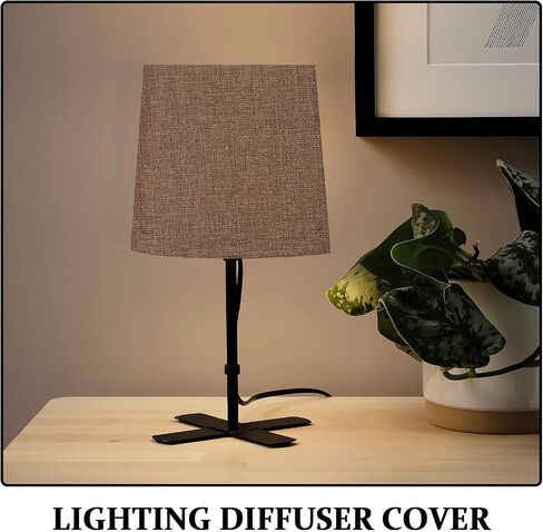 HEMOTON 2pcs Flexible Pvc Light Diffuser Cover for Drum Lampshade 12x6 Inch Ceiling Light Diffuser Panel Trimmable and Easy Installation and Rooms in Kuwait