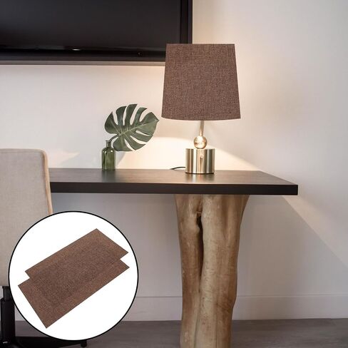 HEMOTON 2pcs Flexible Pvc Light Diffuser Cover for Drum Lampshade 12x6 Inch Ceiling Light Diffuser Panel Trimmable and Easy Installation and Rooms in Kuwait