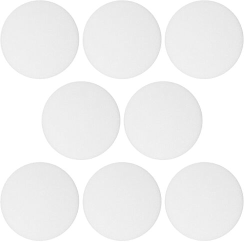 Healeved 8pcs round LED Spotlight Diffuser Cover for Ceiling Lights, White Plastic Lamp Shade with Heat Resistance and Durability, for Living Rooms and Bedrooms in Kuwait
