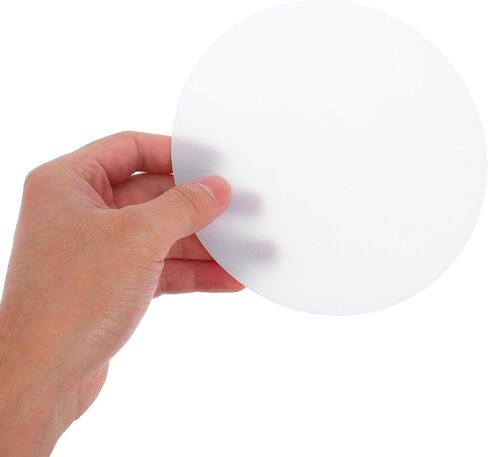 8pcs round LED Light Diffuser Cover for Drum Lampshades and LED Fixtures, Sturdy PC Material with Dazzle-proof Feature, for DIY Lamp Shield and Indoor Environments in Kuwait
