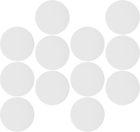 12pcs round LED Recessed Light Diffuser Cover 3.9 Inch PC Material Anti-glare Spotlight Glare Reducer with Uniform Light Distribution for Photography and Office Use in Kuwait