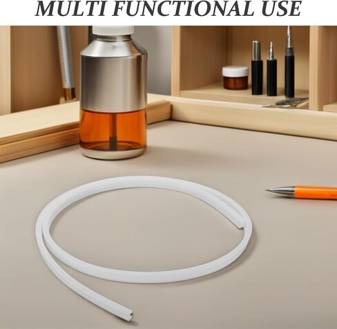 LED Strip Channel Diffuser PVC Light Strip Cover with Arcshaped Appearance for Easy Installation and Simple Mounting, White Decorative Lighting for Office and Interior Space in Kuwait