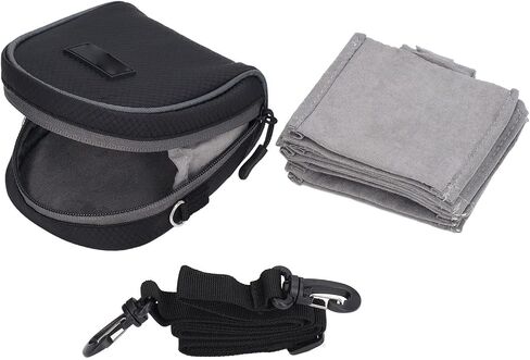 8 in 1 Lens Filter Case, Waterproofs Camera Lens Filter Storage Pouch with Shoulder Strap for Filter Up to 95mm in Kuwait