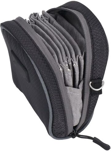 8 in 1 Lens Filter Case, Waterproofs Camera Lens Filter Storage Pouch with Shoulder Strap for Filter Up to 95mm in Kuwait