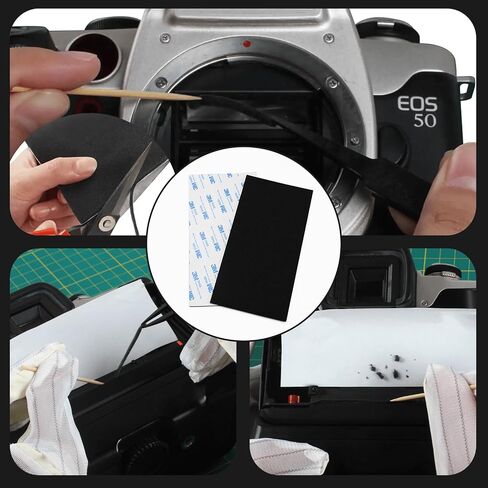 2pcs Light Seal Foam Repair Kit High-Density Light Leak Proof Foam for 135 120 Film Camera and Medium Large Format Camera Light Seal Foam Replacement in Kuwait