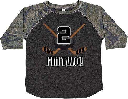 inktastic 2nd Birthday Ice Hockey Sports Party Boys Toddler T-Shirt in Kuwait