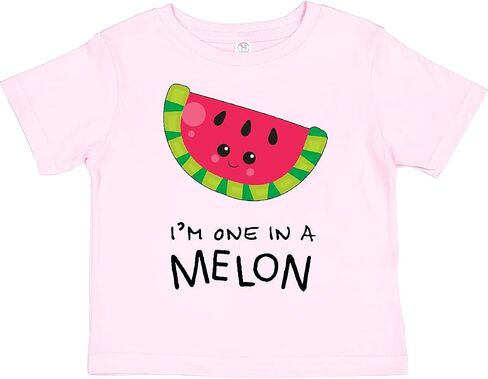 inktastic I'm 1 in a Melon Watermelon Humor Toddler T-Shirt in Kuwait
