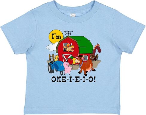 inktastic ONE-I-E-I-O Baby T-Shirt in Kuwait