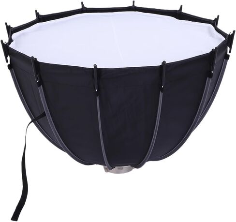 Asixxsix 25.6 Inch Quick Release Umbrella Softbox, Parabolic Deep Reflective Umbrella LED Video Light with Diffuser Coverfor Photography Studio, Live Streaming and Travel in Kuwait