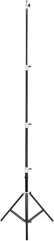 Flashpoint 9.5' White Color Coded Pro Air Cushioned Heavy Duty Light Stand for Photography, This Photography Light Stand is Portable, Lightweight and Durable V2, FP-S-9-WH-V2 in Kuwait