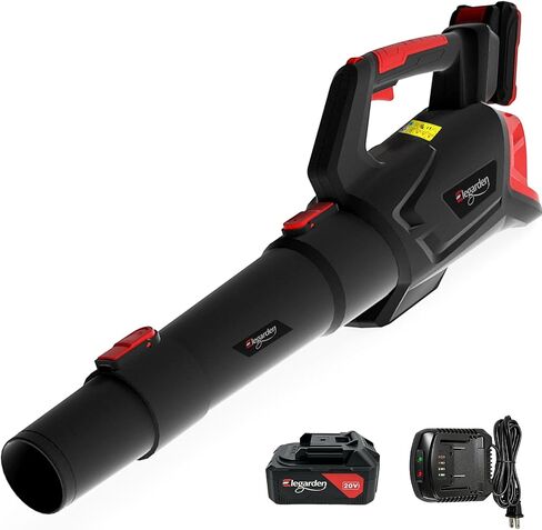 Leaf Blower Cordless with Battery & Charger, 350CFM / 90MPH Electric Blower with 5-Speed Modes & Collapsible Tube, Lightweight Battery Powered Blower for Lawn, Yard, Patio & Driveway Cleanup in Kuwait