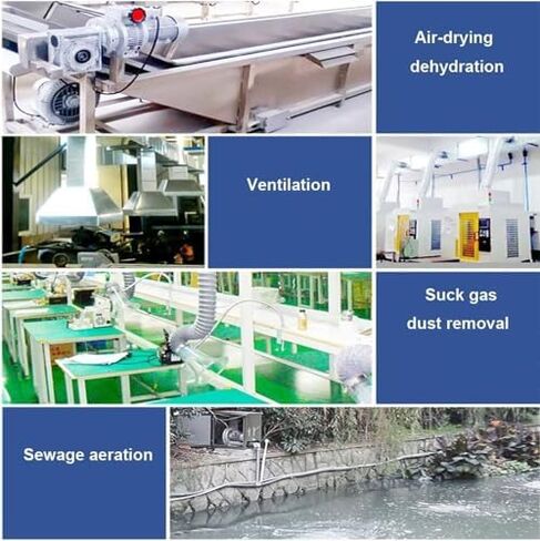 High-Pressure Regenerative Vortex Blower,Electric Air Pump for Aquarium Hydroponics and Pond Aeration, Efficient Regenerative Blower for Septic Tank Applications，（180W/0.24HP） in Kuwait