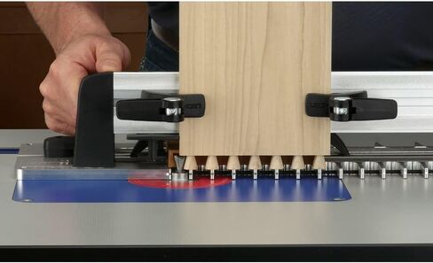 Rockler Leigh RTJ400 16" Router Table Dovetail Jig - Precision Router Jig for Through Dovetails - Box Joints and Finger Joints - Advanced Woodworking Router Workstation Joinery System in Kuwait