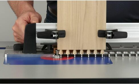 Rockler Leigh RTJ400 16" Router Table Dovetail Jig - Precision Router Jig for Through Dovetails - Box Joints and Finger Joints - Advanced Woodworking Router Workstation Joinery System in Kuwait