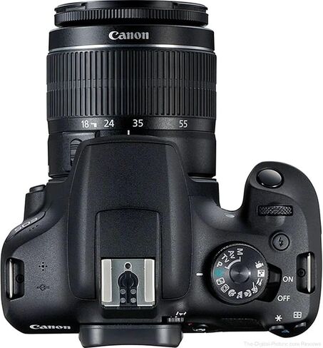 Canon EOS Rebel T7 DSLR Camera w/Canon EF-S 18-55mm f/3.5-5.6 IS II Lens + Extra Battery + Case + 64GB Memory (22pc Bundle) (Renewed) in Kuwait