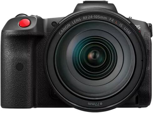 Canon EOS R5 C RF24-105mm F4 L is USM Lens Kit 8K/60P FF Sensor Pro Cinema/Photo Camera, RF Mount, Internal RAW, 8K HDMI RAW Out, 4K/2K Oversampling, Compact, Lightweight Design, Dual Pixel CMOS AF | 4K 2K Oversampling, Lightweight Design, Dual Pixel CMOS in Saudi Arabia