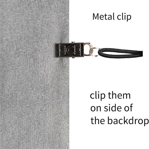 14PCS Background Editing Cinematography Video Studio Equipment Workshop Fixtures Clip Length 20cm Suitable for Fixing Fabrics/Curtains/Paper in Kuwait