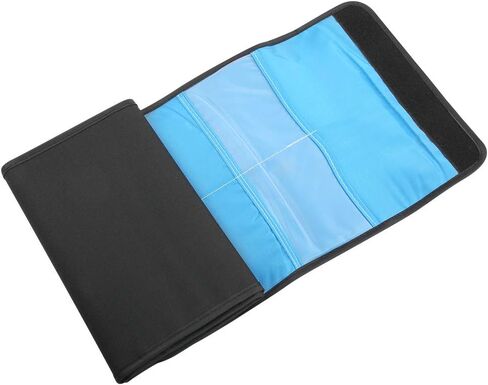 12 Slots Professional Camera Filter Storage Bag Shockproof Nylon Pouch with Sponge Protection for 82mm Lens Filters Photography Accessories Organizer in Kuwait