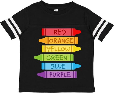 inktastic Colored Crayons Toddler T-Shirt in Kuwait